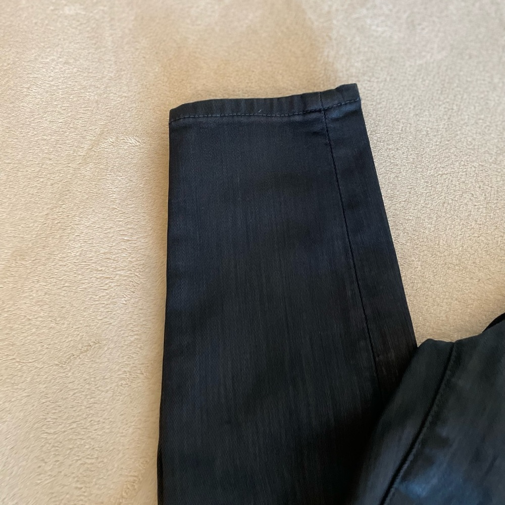 GAP Low Rise Zip Coated Skinny Jeans - Size 25 - Picture 3 of 12